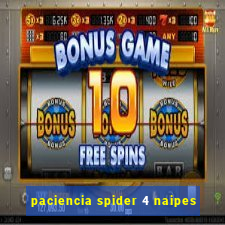 paciencia spider 4 naipes